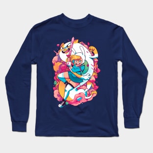 The Human & The Cat Long Sleeve T-Shirt